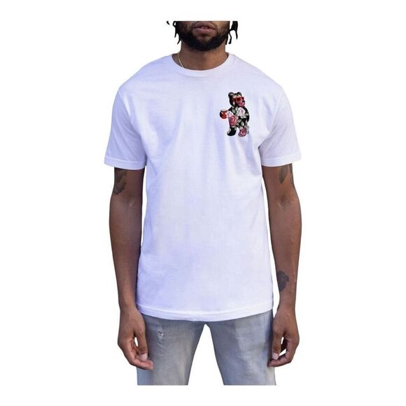 Riot Society rose bear 100% cotton men’s t shirt size XXL - Picture 1 of 8